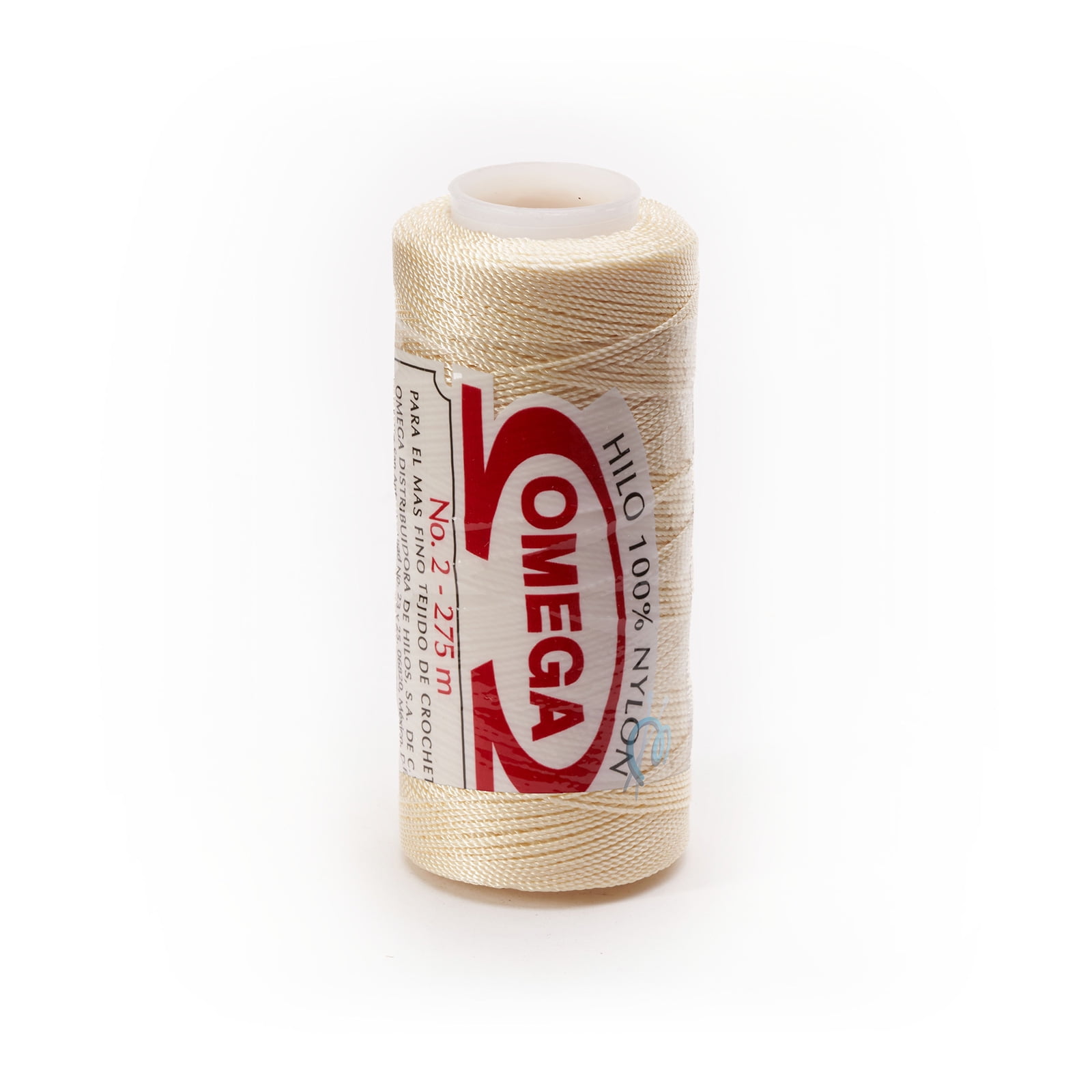 NYLON NO.2 by Omega - Strong 100% Nylon String Cord for Fine Crochet ...