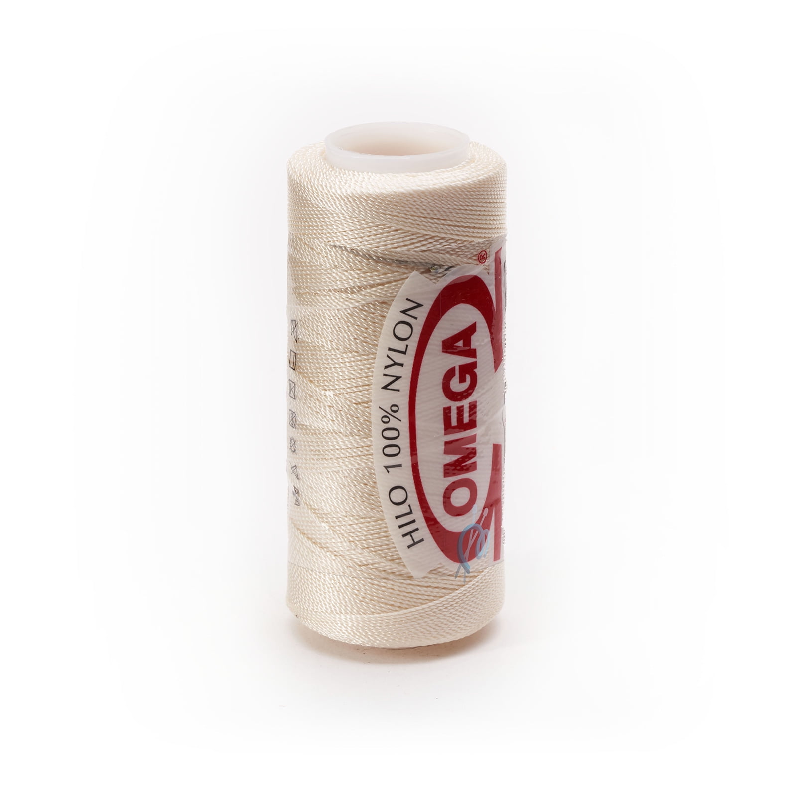 NYLON NO.2 by Omega - Strong 100% Nylon String Cord for Fine Crochet ...