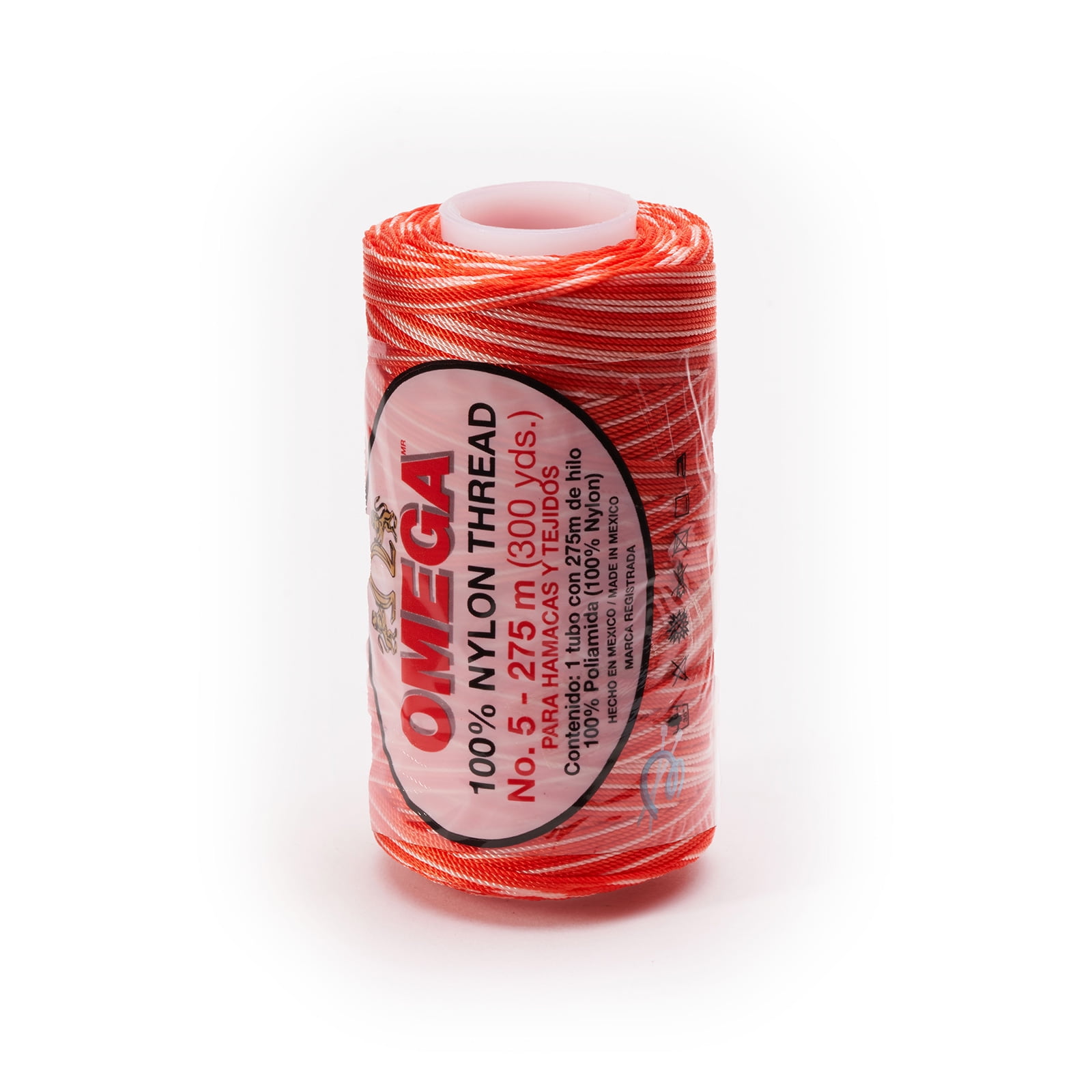 NYLON NO.5 [Variegated] by Omega - Strong 100% Nylon String Cord for ...