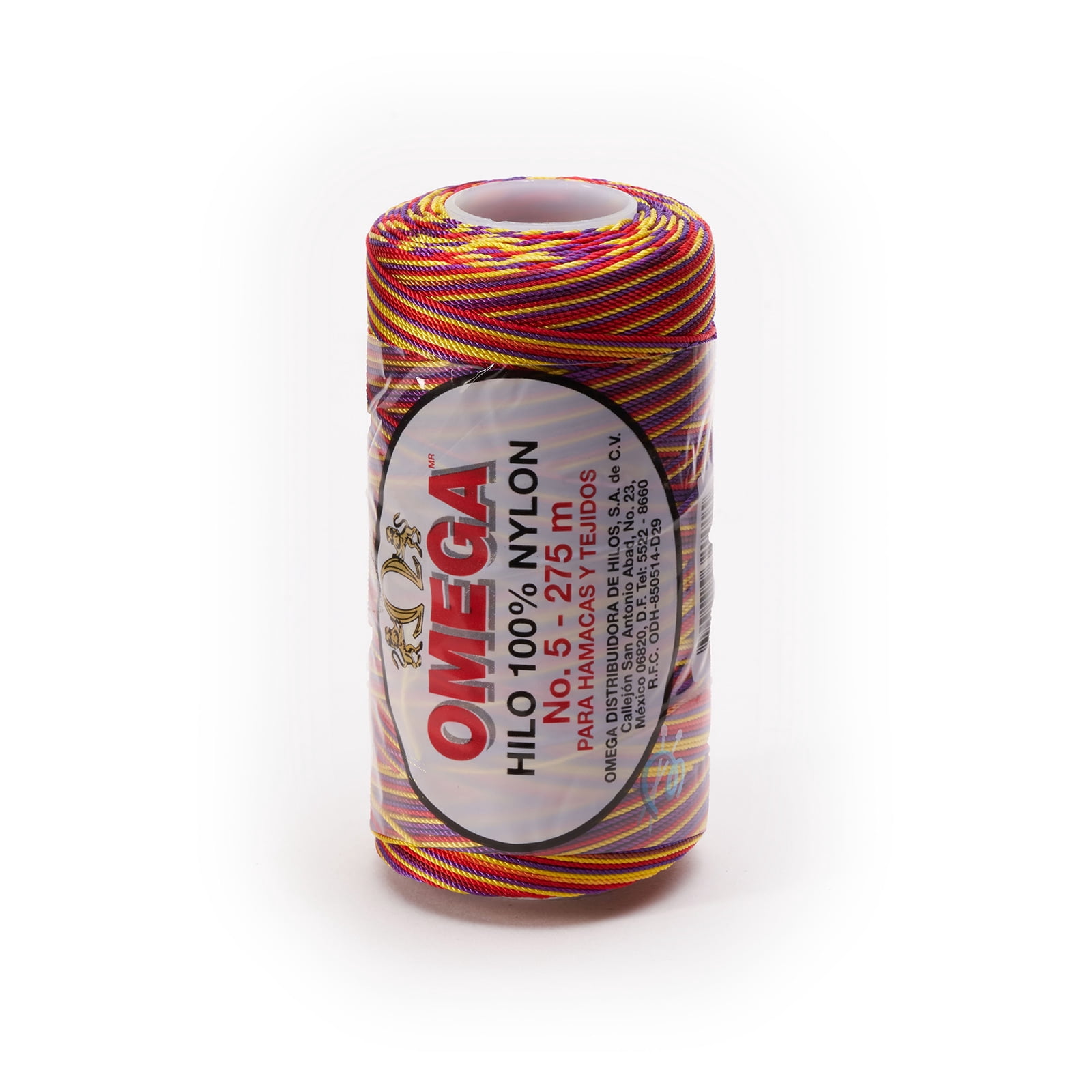 NYLON NO.5 [Variegated] by Omega - Strong 100% Nylon String Cord for ...