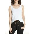 thumbnail image 1 of NYLORA x BANDIER Women's Laila Tank Top, White, Medium, 1 of 1