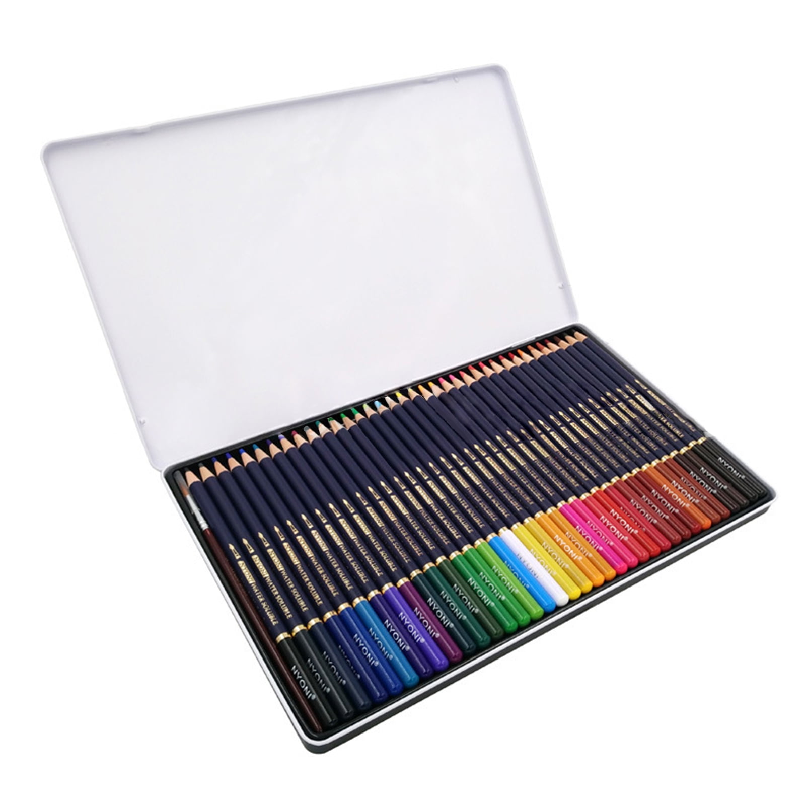NYONI 24/36/48/72/120 colors Professional Colored Pencils Soft Oil Dr –  AOOKMIYA