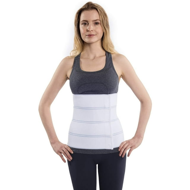 NYOrtho Abdominal Binder Compression Wrap Lower Waist & Belly Support Band, 4 Panel 45" to 60"