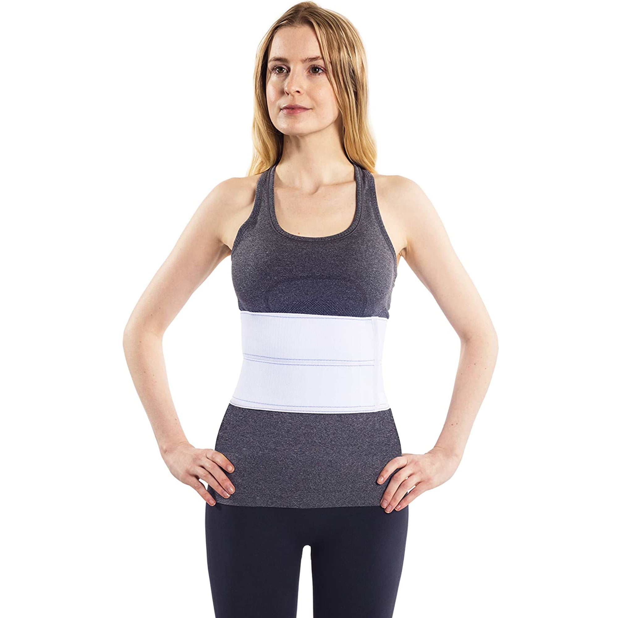 Dealmed Abdominal Binder, Compression Wrap, Support Belt for Lower Waist (3  Panel, 9, Medium, 45 - 60)