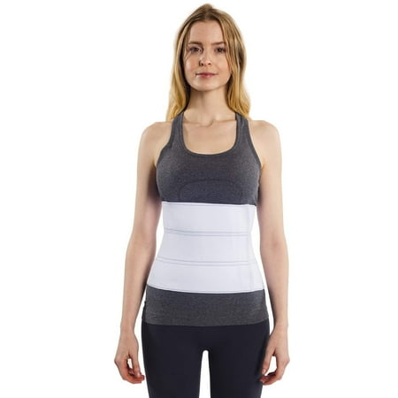 NYOrtho Abdominal Binder Compression Wrap Lower Waist & Belly Support Band, 90” to 105” Waist 3 Panel 9” High