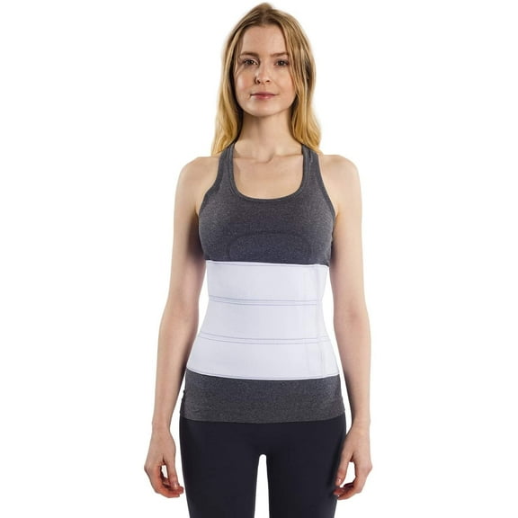 NYOrtho Abdominal Binder Lower Waist Support Belt - Compression Wrap for Men and Women (30" - 45") 3 PANEL - 9"