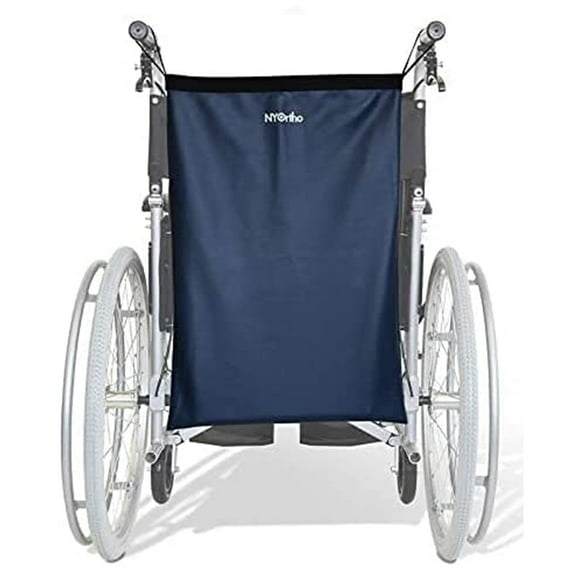 NYOrtho Footrest Storage Bag, Strap on Mount, Fits Wheelchair Seat 22” to 26” Wide, 25 Pcs