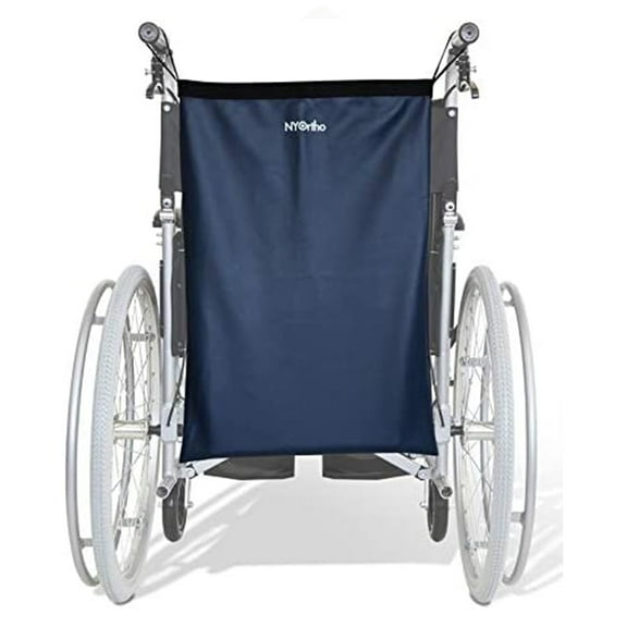 NYOrtho Wheelchair Footrest Storage Bag, Seat Pouch, Strap-On Mount, Fits 22" to 26" Wheelchairs, Single