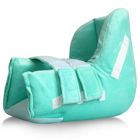 NYOrtho Heel Protector Cushion Pressure Relieving Pillow with Cooling Gel Pack for Heel Ulcers, Average Adult