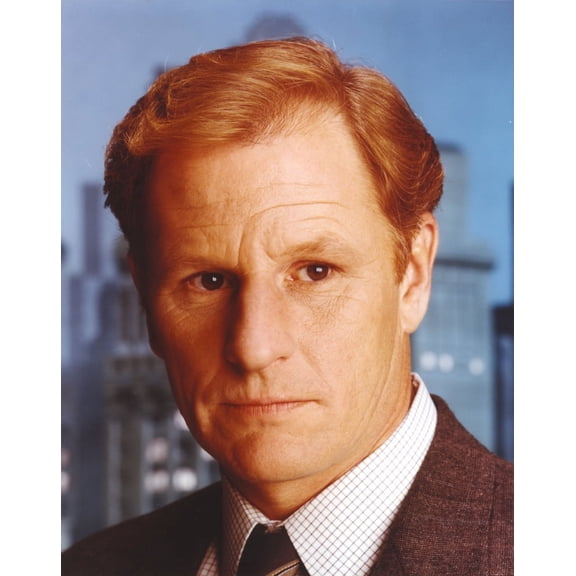 NYPD Blue Portrait in Plaid Polo Photo Print (24 x 30)