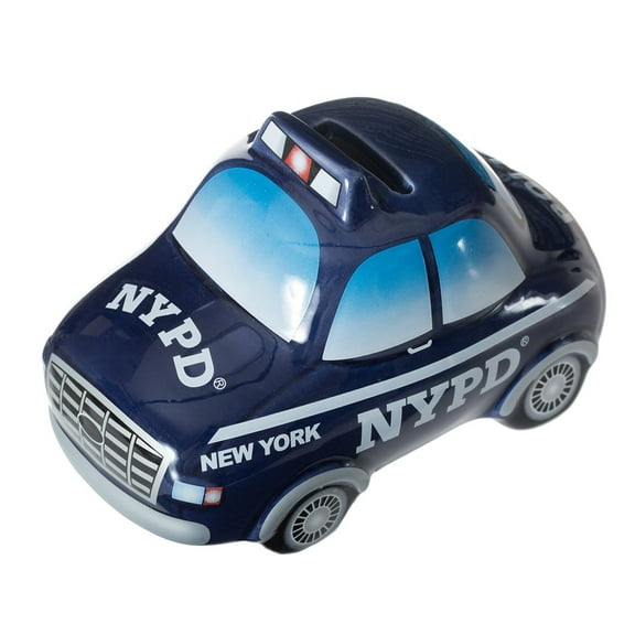 NYPD Ceramic Piggy Money Bank - Officially Licensed New York Police Department