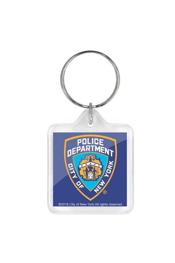 NYPD Key Chain - New York City Police Department Souvenir Fob Ring Travel Gift