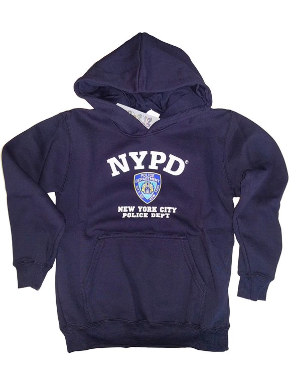 Kids Hoodie Sweatshirt Navy Official Licensed Boys Shirt Large