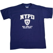 NYPD Kids Short Sleeve Screen Print T-Shirt Navy White XS 2-4