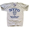 thumbnail image 1 of NYPD Men Short Sleeve Tee Heather Gray/Blue, 2X-Large, 1 of 2