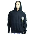 thumbnail image 1 of NYPD Men's Hoodie Screen Print Heart Sweatshirt 208, Navy, XL, 1 of 3
