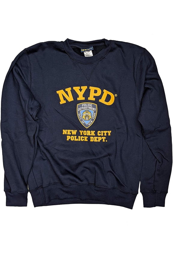 Mens Sweatshirt Offically Licensed Crewneck Navy Blue Navy Blue, 2XL