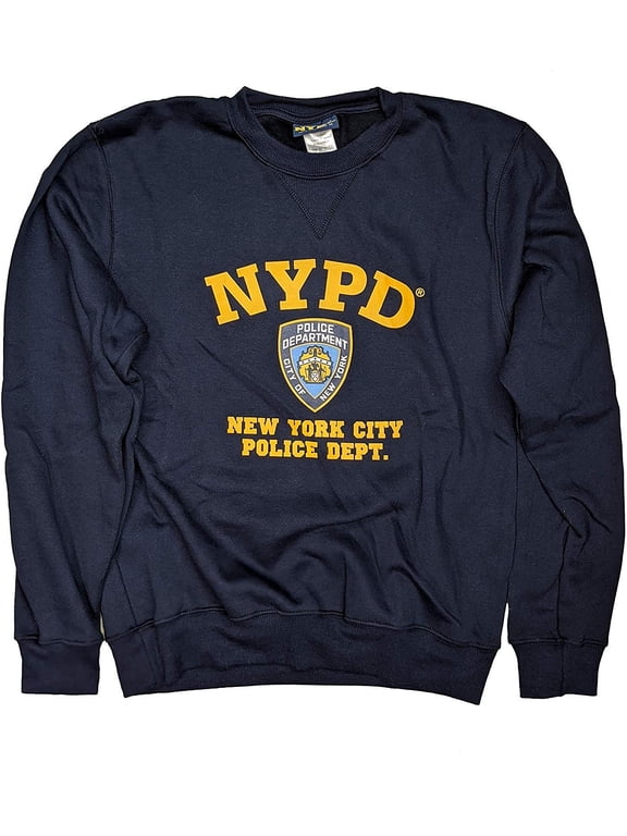Mens Sweatshirt Offically Licensed Crewneck Navy Blue Navy Blue, Small