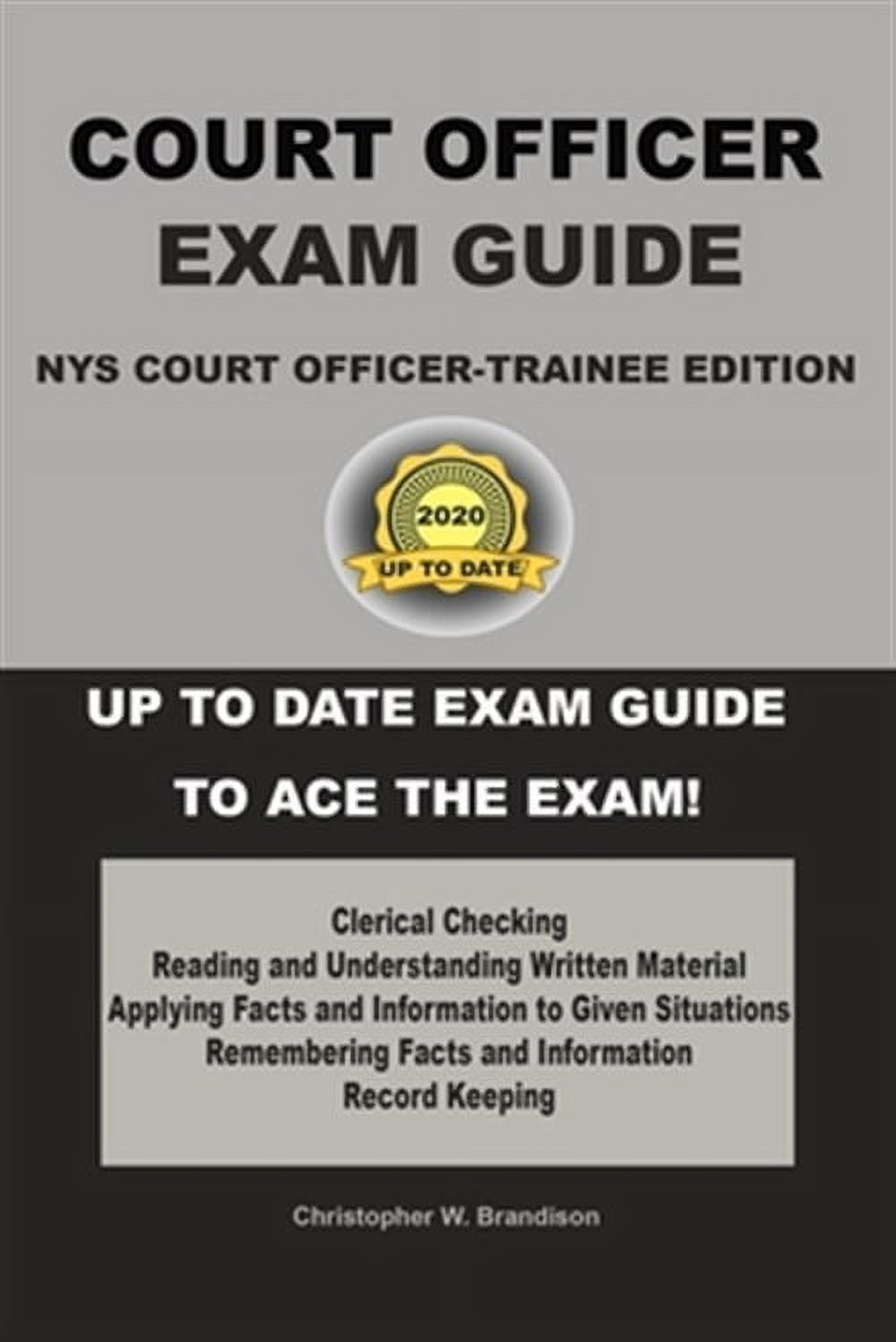 NYS Court Officer Trainee Exam Guide (Paperback) Walmart com NYS Court Officer Trainee Exam Guide (Paperback) Walmart com