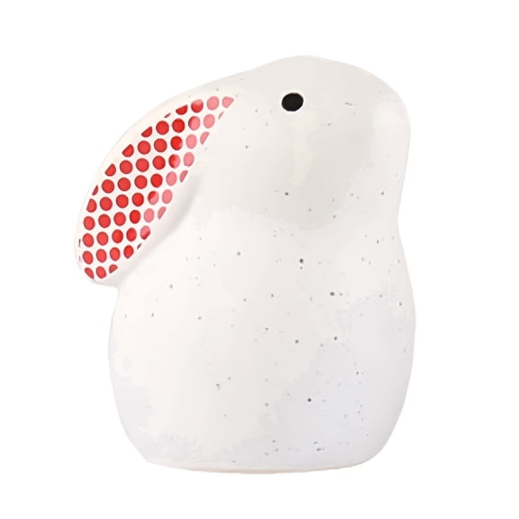 NYSCURE Cute Ceramic 3.3 IN Sitting Rabbit Statue Figurine for Home Decor Tabletop Ornament