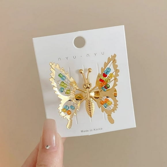 NYU.NYU Butterfly Kids Hair Clip, Multicolor, 1 ct