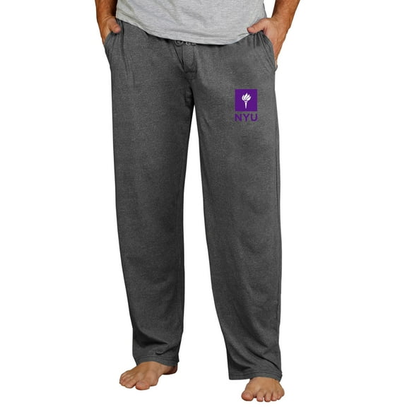 NYU Violets Concepts Sport Quest Knit Pants - Charcoal