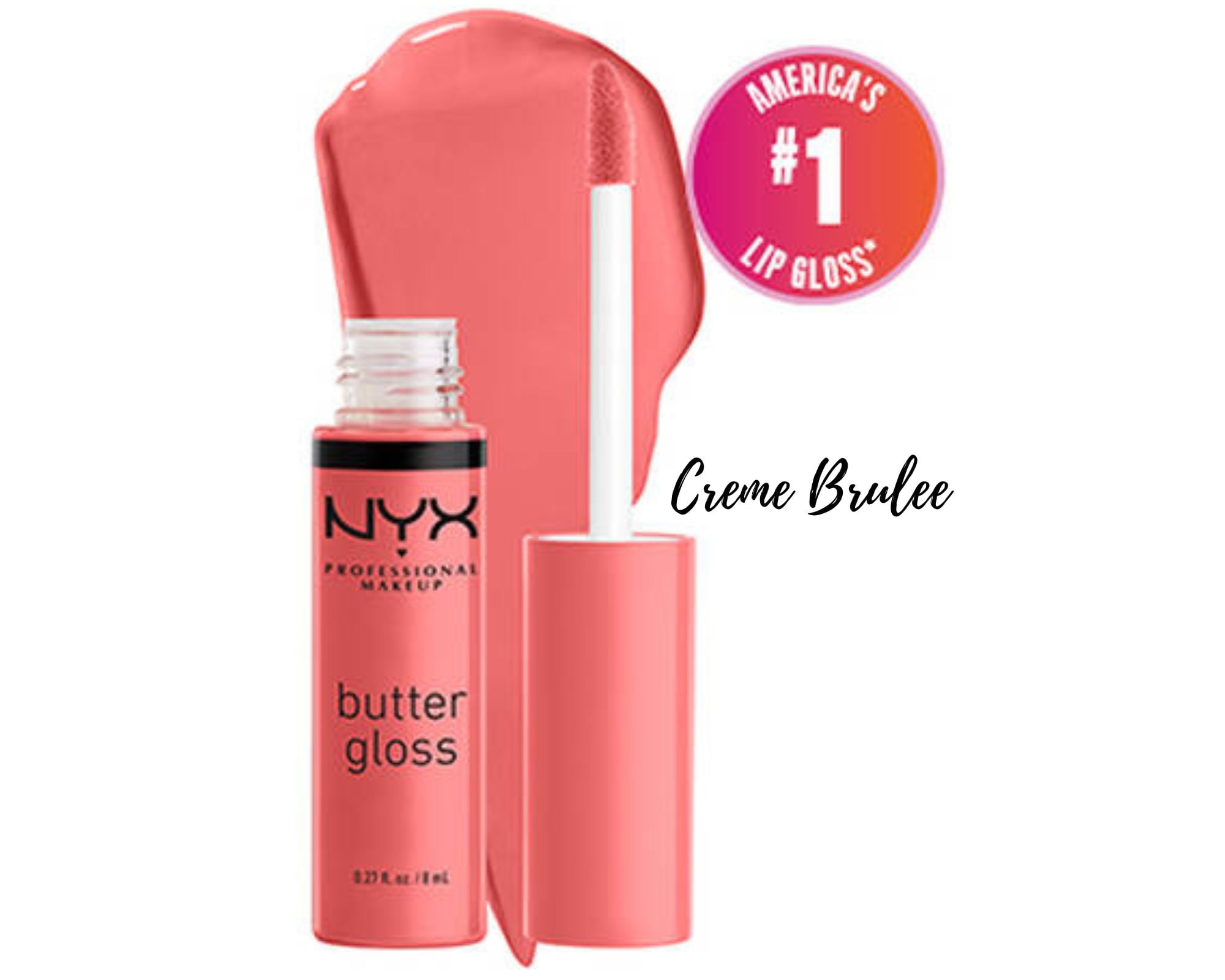 NYX BUTTER GLOSS NON STICKY LIP GLOSS Cr me Brulee Walmart nyx-professional-makeup-butter-gloss-non-sticky-lip-gloss-ginger-snap