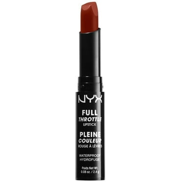 NYX Cosmetics NYX Full Throttle Lipstick, 0.08 oz
