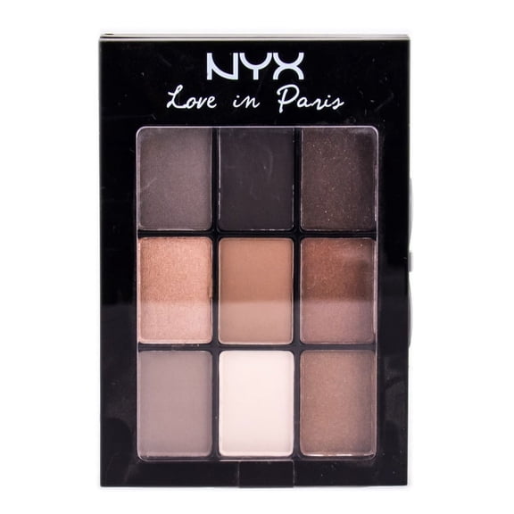 NYX Cosmetics NYX Love in Paris Shadow Palette, 9 ea