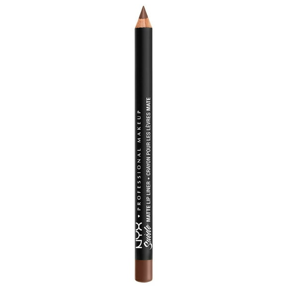 NYX Professional Makeup Suede Matte Lip Liner Pencil, Maison, 1 Count