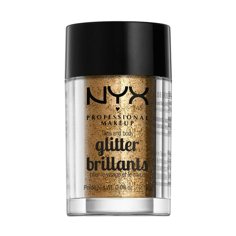 NYX Face & Body Glitter Brillants - # Bronze 2.5g/0.08oz