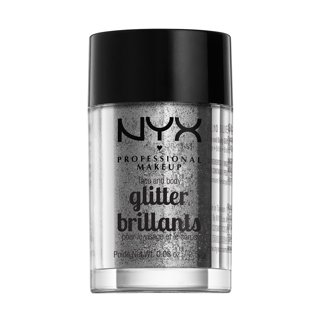 Mehron Makeup Metallic Powder , Metallic Chrome Powder Pigment for Face &  Body Paint, Eyeshadow, and Eyeliner .5 oz (14 g) (Silver) Silver 0.5 Ounce  (Pack of 1) 