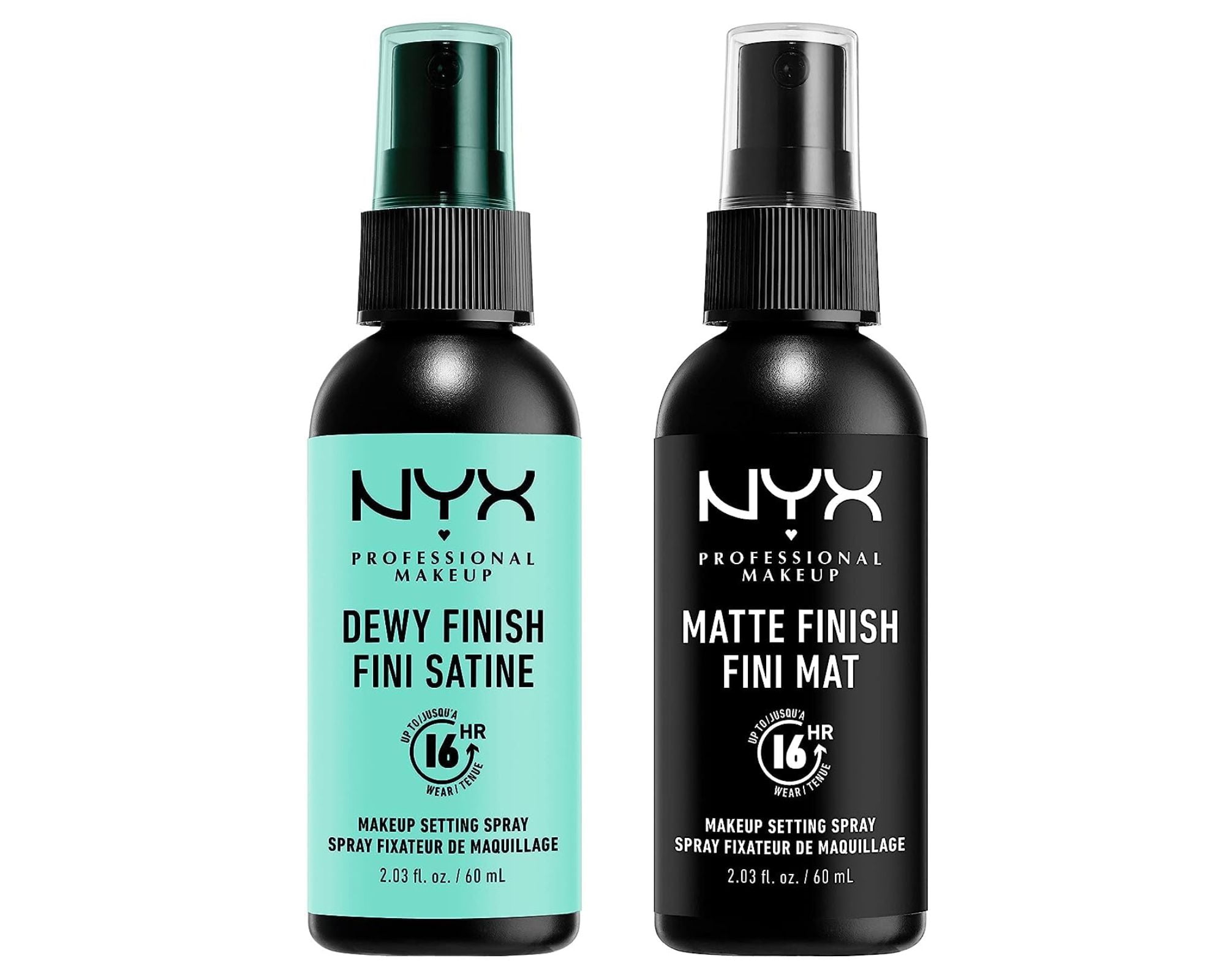 NYX Makeup Setting Spray - Matte Finish & Dewy Finish ( COMBO PACK )