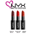 thumbnail image 1 of NYX Matte Lipstick 3 pc. Set (Dark Era, Perfect Red, &amp; Alabama), 1 of 1