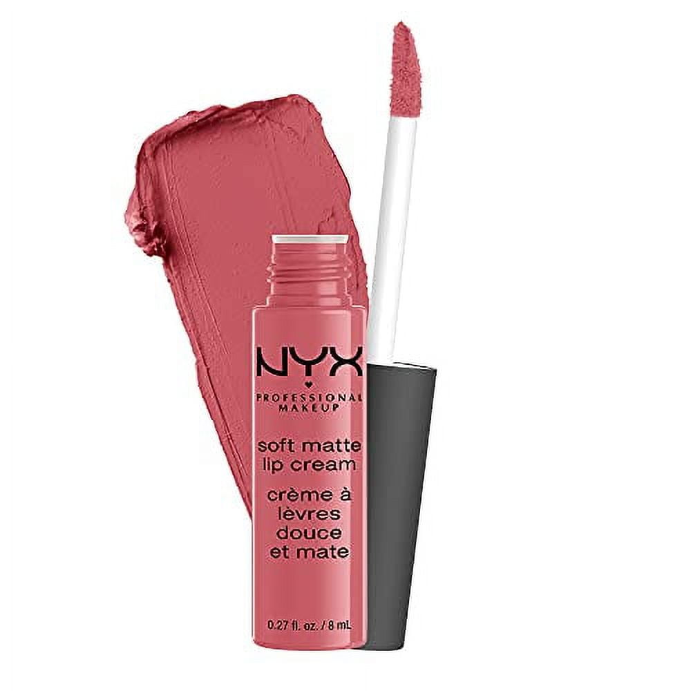 NYX PROFESSIONAL MAKEUP Soft Matte Lip Cream, Lightweight Liquid Lipstick -  Cannes (Matte Muted Mauve)