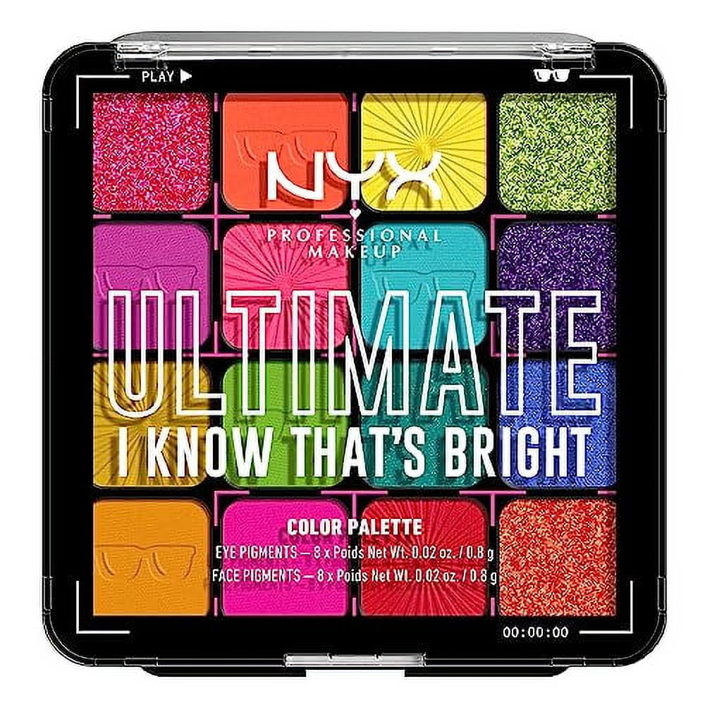 NYX Ultimate Bright Multicolor Vegan Eyeshadow Palette