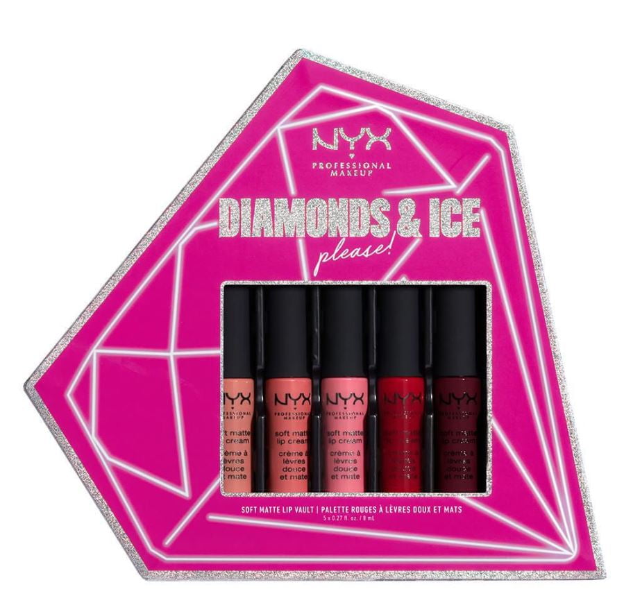 Nyx Professional Makeup 5-Pc. Diamonds & Ice Please! Soft Matte Lip Cream  Set - Walmart.Com