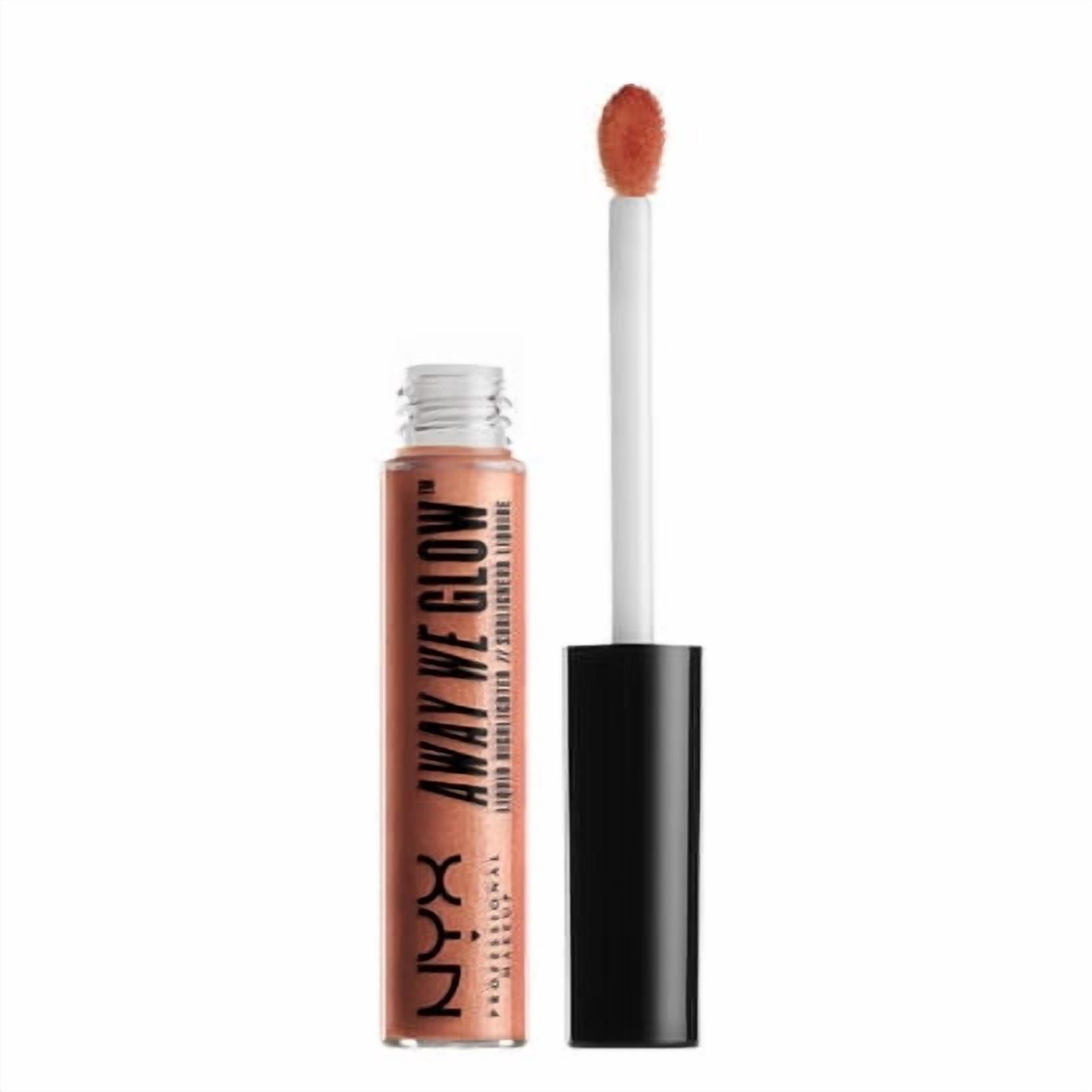 NYX Professional Makeup Away We Glow Liquid Highlighter, Rose Quartz
