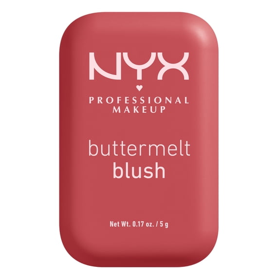 NYX Professional Makeup Buttermelt Blush- Face Makeup Buttermelt Blush, Butta Than Coral, 0.17 oz