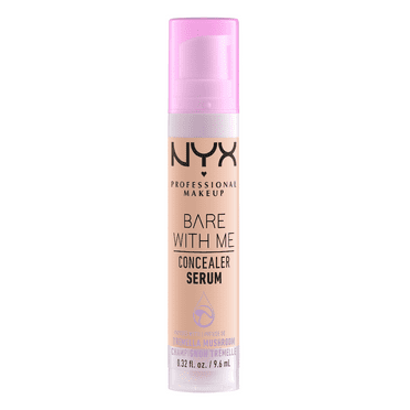 NYX Professional Makeup Bare With Me Concealer Serum, Medium Coverage, Light, 0.32 fl oz