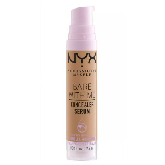 NYX Professional Makeup Bare With Me Concealer Serum, Medium Coverage, Sand, 0.32 fl oz