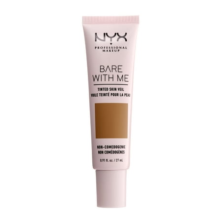 NYX Professional Makeup Bare With Me Tinted Skin Veil, Lightweight BB Cream, Cinammon Mahogany