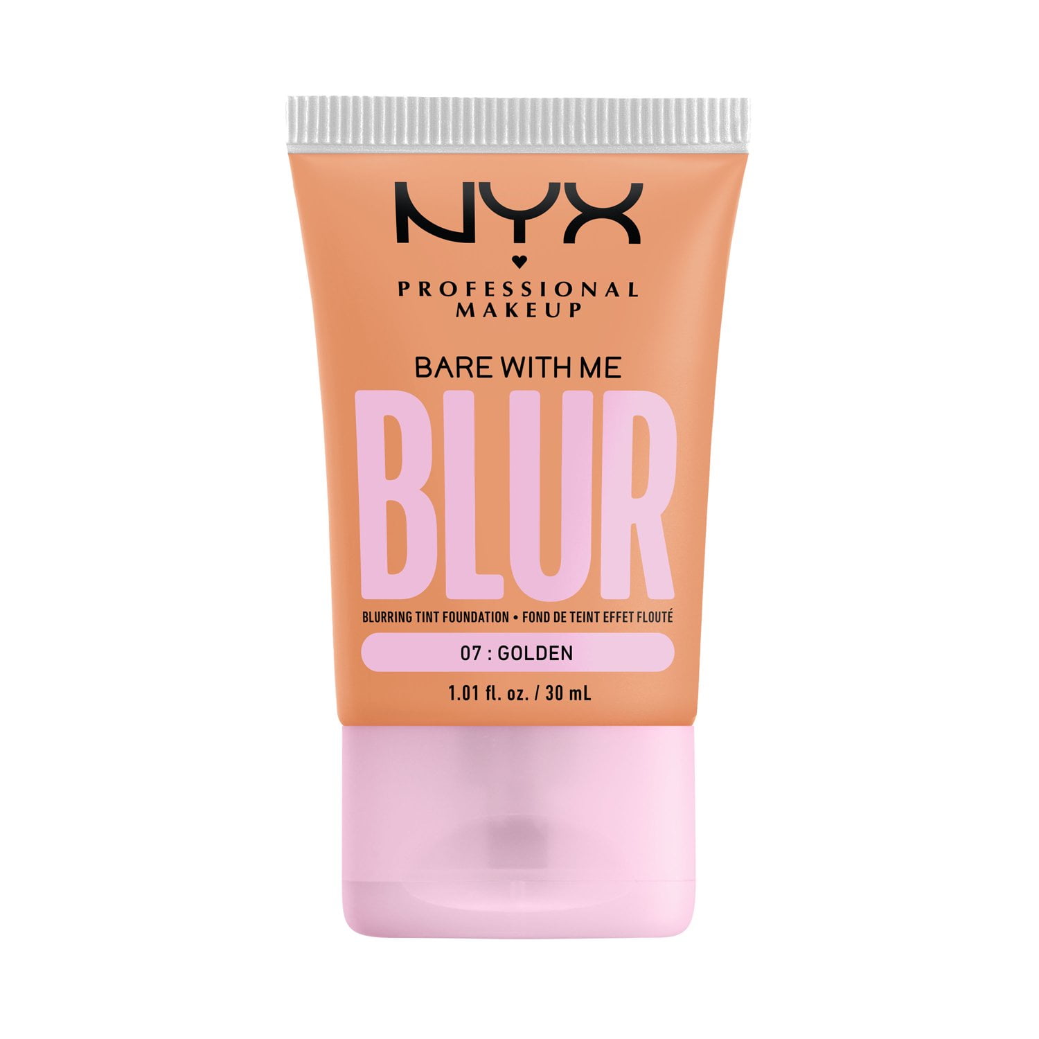 NYX Professional Makeup Bare with Me Blur Skin Tint Foundation, Medium Coverage, Golden