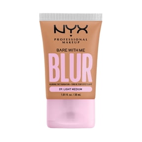 NYX Professional Makeup Bare with Me Blur Skin Tint Foundation, Medium Coverage, Light Medium