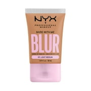 NYX Professional Makeup Bare with Me Blur Skin Tint Foundation, Medium Coverage, Light Medium