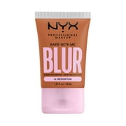 NYX Professional Makeup Bare with Me Blur Skin Tint Foundation, Medium Coverage, Medium Tan