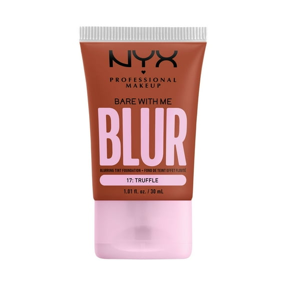 NYX Professional Makeup Bare with Me Blur Skin Tint Foundation, Medium Coverage, Truffle
