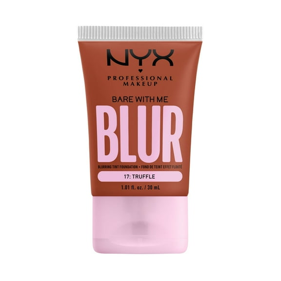 NYX Professional Makeup Bare with Me Blur Skin Tint Foundation, Medium Coverage, Truffle