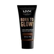 NYX Professional Makeup Born To Glow Naturally Radiant Foundation, Medium Coverage, Chestnut