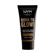 NYX Professional Makeup Born To Glow Naturally Radiant Foundation, Medium Coverage, Mocha